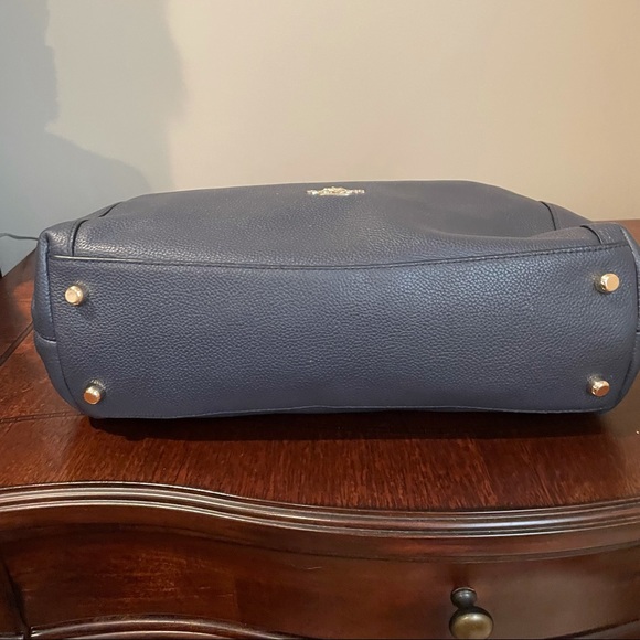 Coach Edie Blue Shoulder Bag - Picture 8 of 16